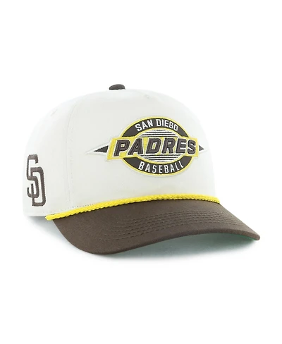 '47 Brand Big Boys and Girls Natural/Brown San Diego Padres Frame Out Hitch Adjustable Hat
