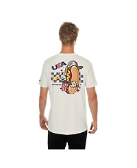New Era Men's Cream Usa Baseball 2026 World Classic Hot Dog T-Shirt