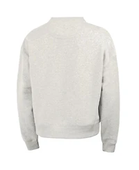 Champion Women's Stone Los Angeles Dodgers Triumph Tri-Blend Sweatshirt