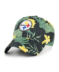 '47 Brand Men's Black Pittsburgh Steelers Beach Side Clean Up Adjustable Hat