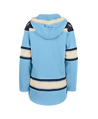 '47 Brand Women's Light Blue Washington Capitals Superior Lacer Pullover Hoodie