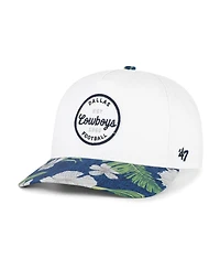 '47 Brand Men's White/Navy Dallas Cowboys Beach Side Hitch Adjustable Hat