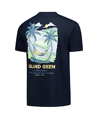 Breezy Golf Men's Black The Players Island Green T-Shirt