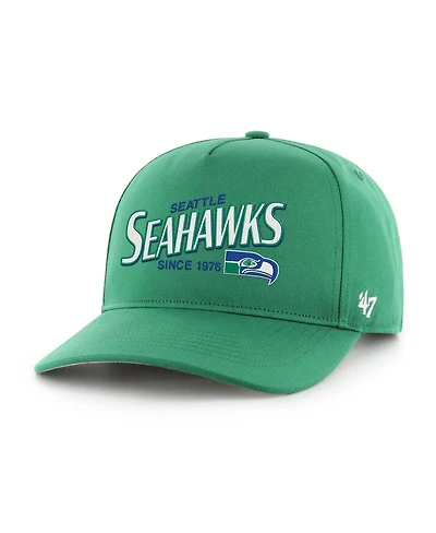'47 Brand Men's Green Seattle Seahawks Throwback Hitch Adjustable Hat