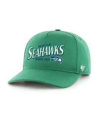 '47 Brand Men's Green Seattle Seahawks Throwback Hitch Adjustable Hat