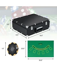Slickblue 14 Gram Poker Chips 300 Pieces Casino Poker Chip Set