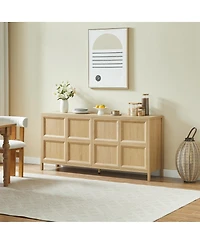 Streamdale Furniture Modern Sideboard Tip-On, Soft-Close, Wall Mount