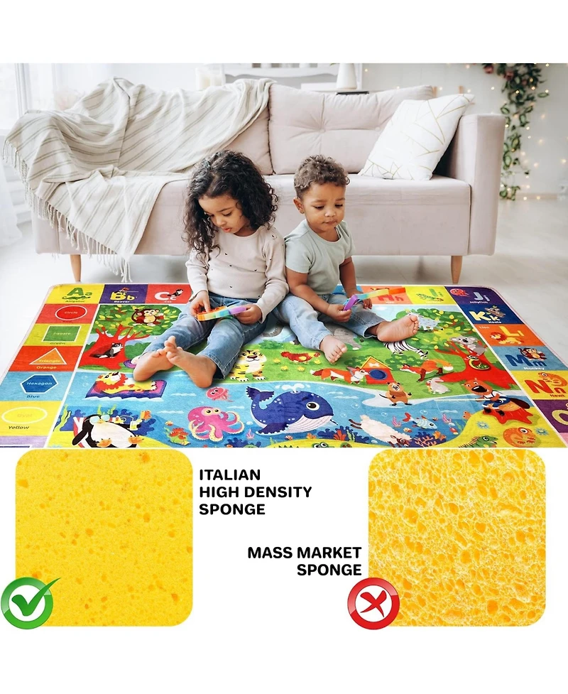 Quokka Super Soft Plush Surface Abc Playmat for Kids Toddlers & Infants