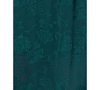 Betsy & Adam Women's Sweetheart Neck Long Chiffon Dress