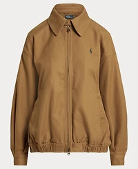 Polo Ralph Lauren Women's Oversized Spread Collar Windbreaker Jacket
