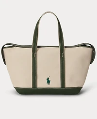 Polo Ralph Lauren Holiday Bear Canvas Mini Shopper Tote