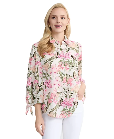 Jones New York Women's Collared Long-Sleeve Shirt