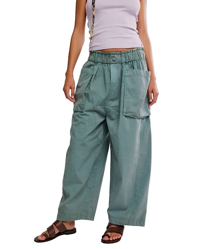 Free People Women's Costa Straight Cropped Pants