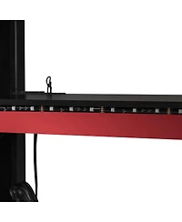 Streamdale Furniture Loft Bed with Desk, Wardrobe, Storage, Rgb Light