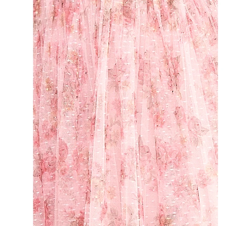 Seni & Cade Women's Floral Ruffle Hem Off-The-Shoulder Dress