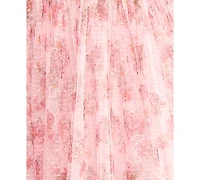 Seni & Cade Women's Floral Ruffle Hem Off-The-Shoulder Dress