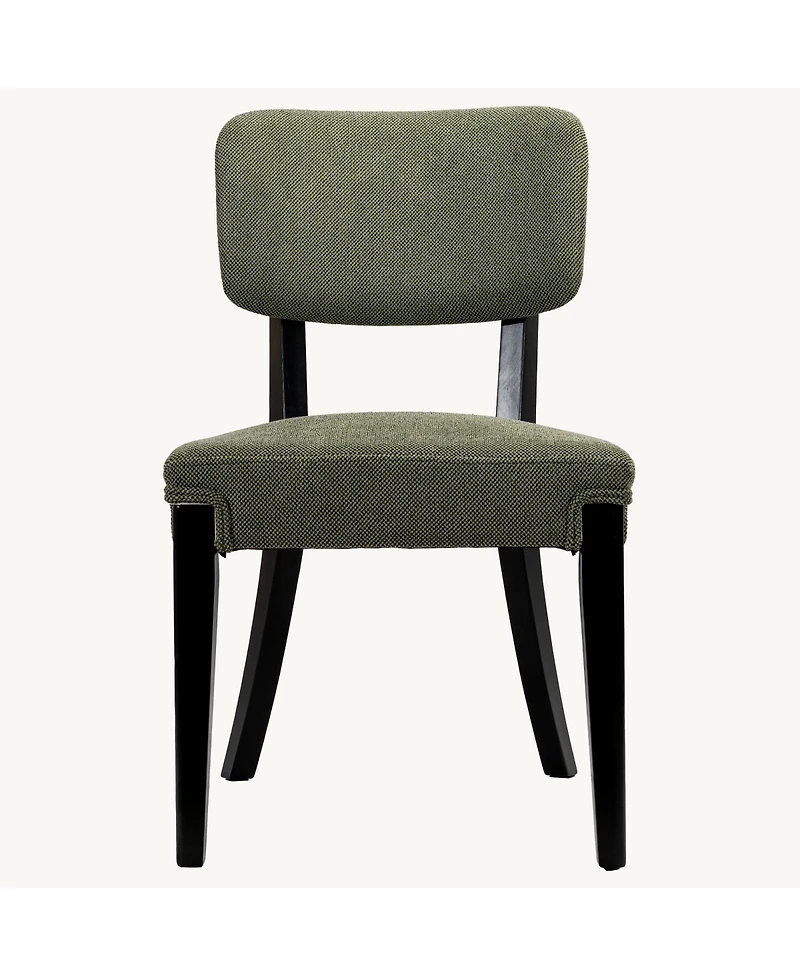 Streamdale Furniture Armless Dining Chairs Set of 2 with Wood Legs