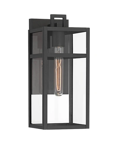 John Timberland San Lucas 14 High Modern Outdoor Wall Light Fixture Mount Porch House Weatherproof Sand Glass Shade