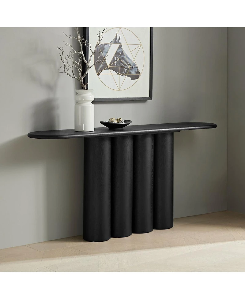 Streamdale Furniture Modern Console Table with Cylinder Legs