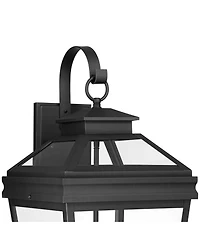 John Timberland Stratton Street High Traditional Outdoor Wall Light Fixture Mount Porch House Lantern Edison Bulb Glass Shade