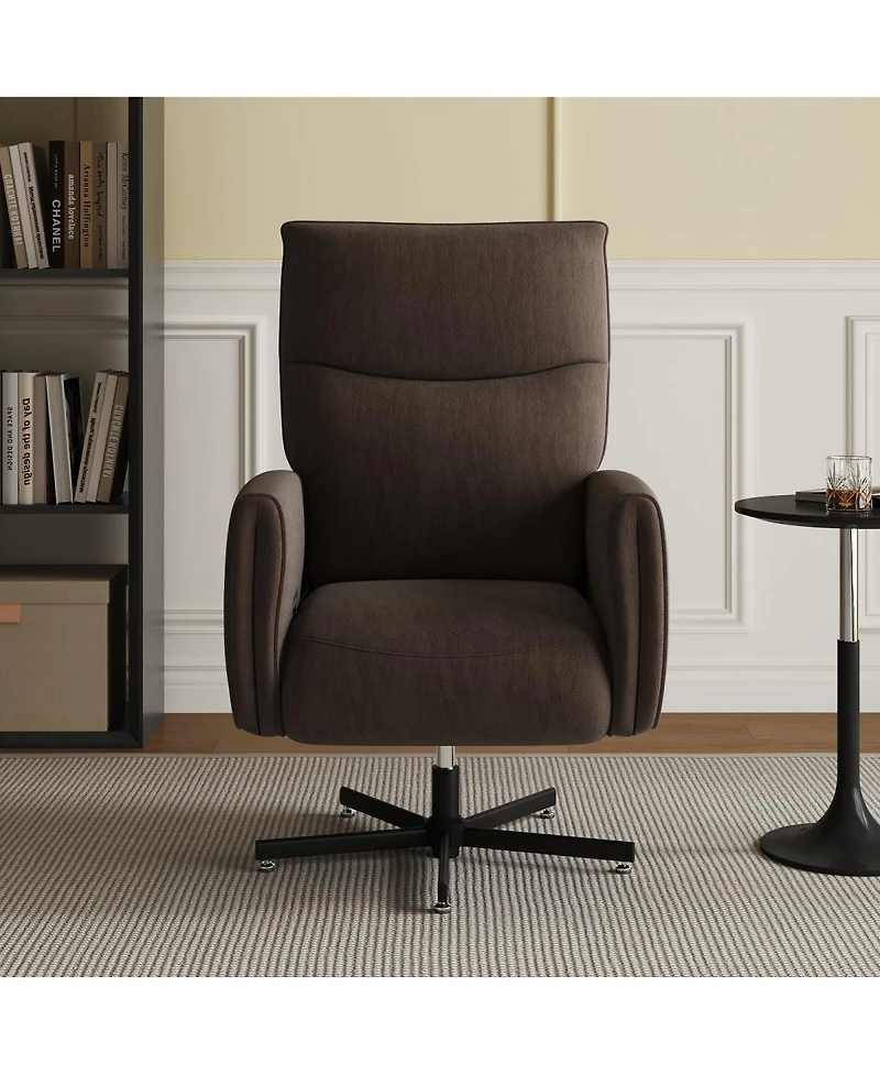 Streamdale Furniture Electric Swivel Recliner w/ Usb/Type-c, Velvet Accent Chair