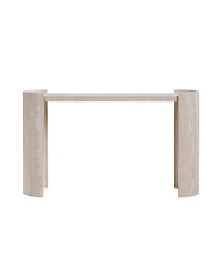 Streamdale Furniture Faux Marble Console Table for Living Room/Hallway