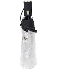 Totes 3-Section Auto-Open Clear Umbrella