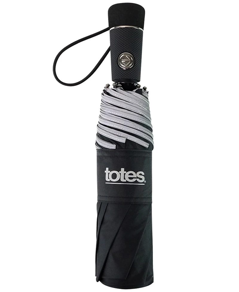Totes Titan Auto Open and Close Vented Folding Umbrella