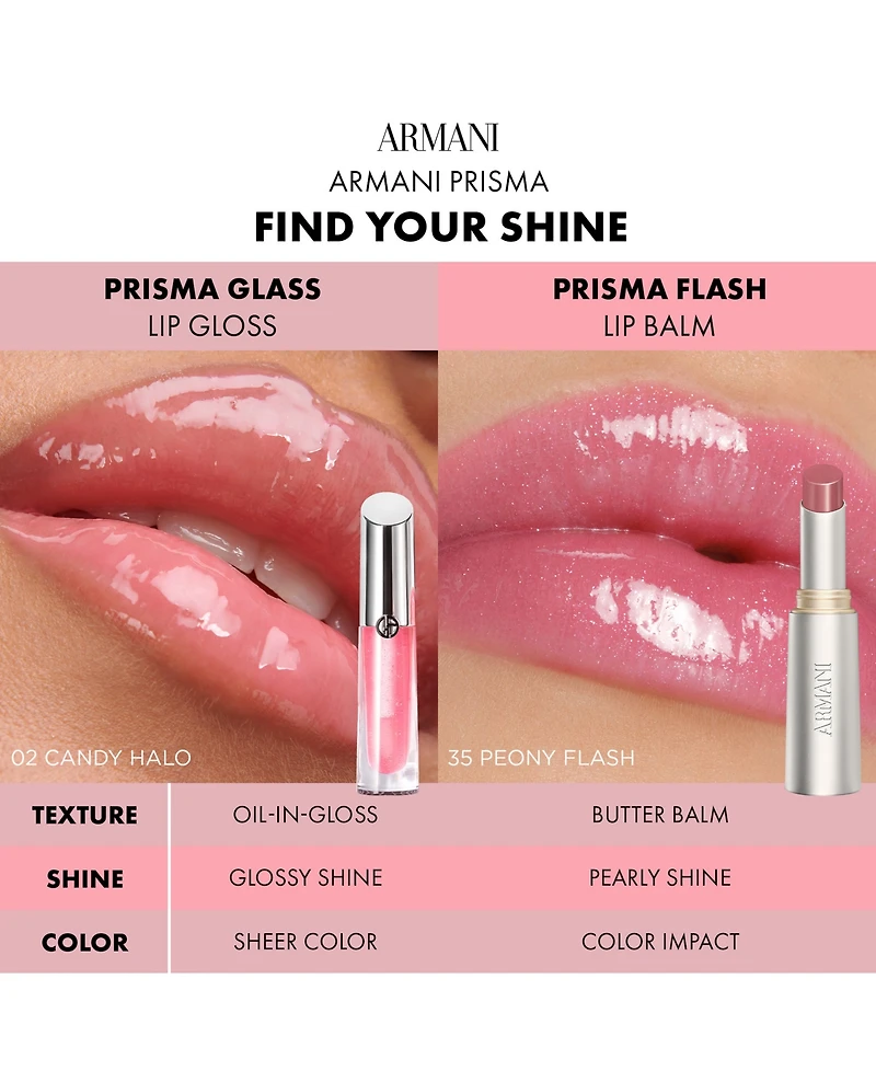 Armani Prisma Flash Lip Balm, 0.11 oz.