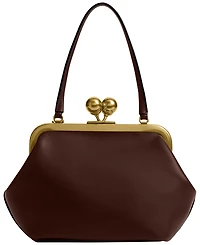 Coach Glovetanned Leather Kisslock Frame Bag