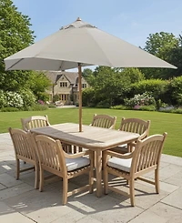 Bristol 71" Teak Wood Rectangle Dining Table, Created for Macy's