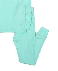 Leveret Kids Matching Family Two Piece Cotton Long Sleeve Pajamas