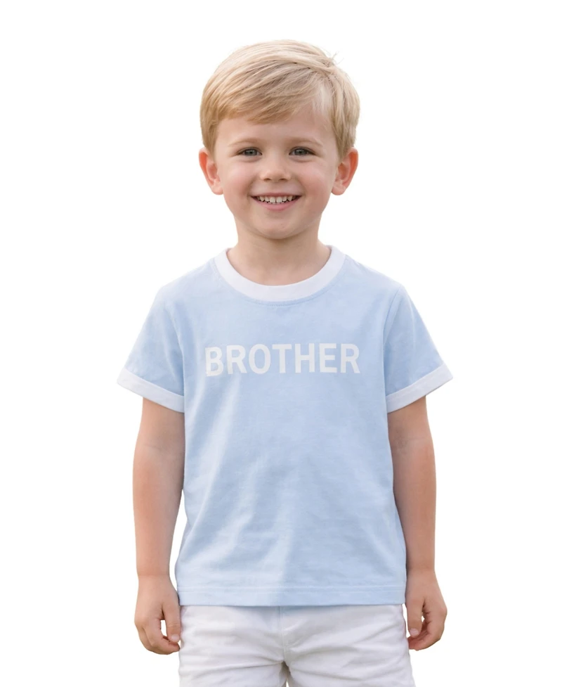Bits & Bows Little/Big Boys Brother T-Shirt