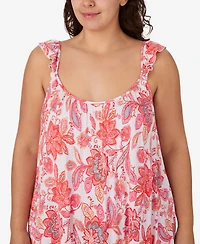 Ellen Tracy Plus Sleeveless Midi Nightgown