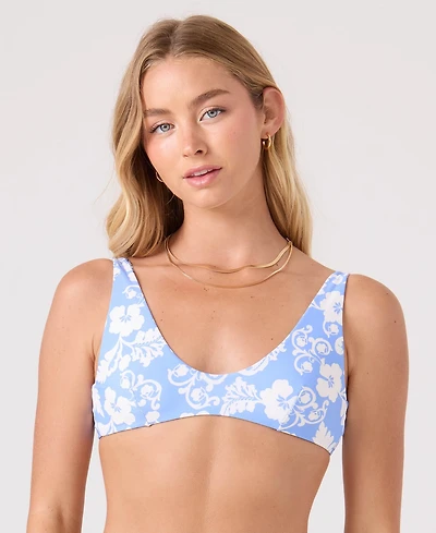 Roxy Women's Reversible Scoop Neck Bralette Bikini Top