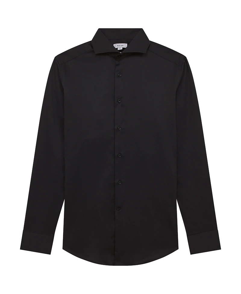 Reiss Men's Slim Fit Two Fold Cotton Shirt