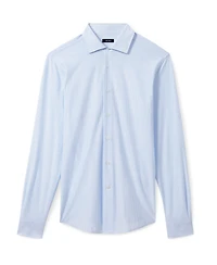Reiss Men's Cotton-Blend Cutaway-Collar Striped Shirt