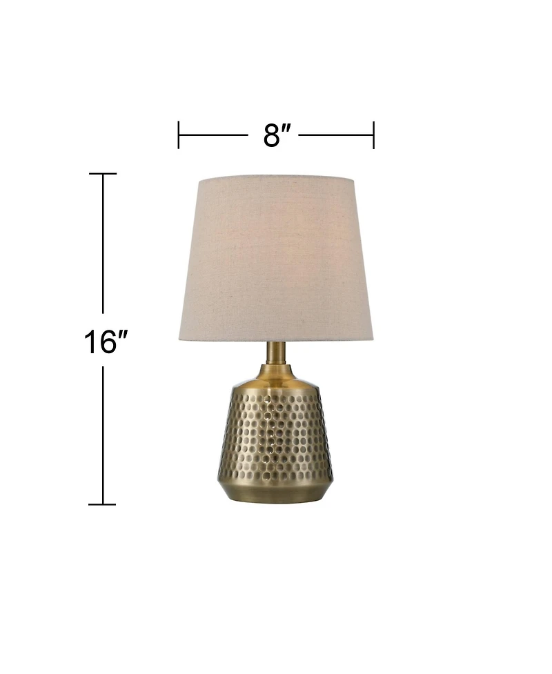 360 Lighting Argus 16" High Small Modern Accent Table Lamps Set of 2