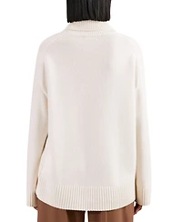 Reiss Women's Wool-Cashmere Roll-Neck Sweater