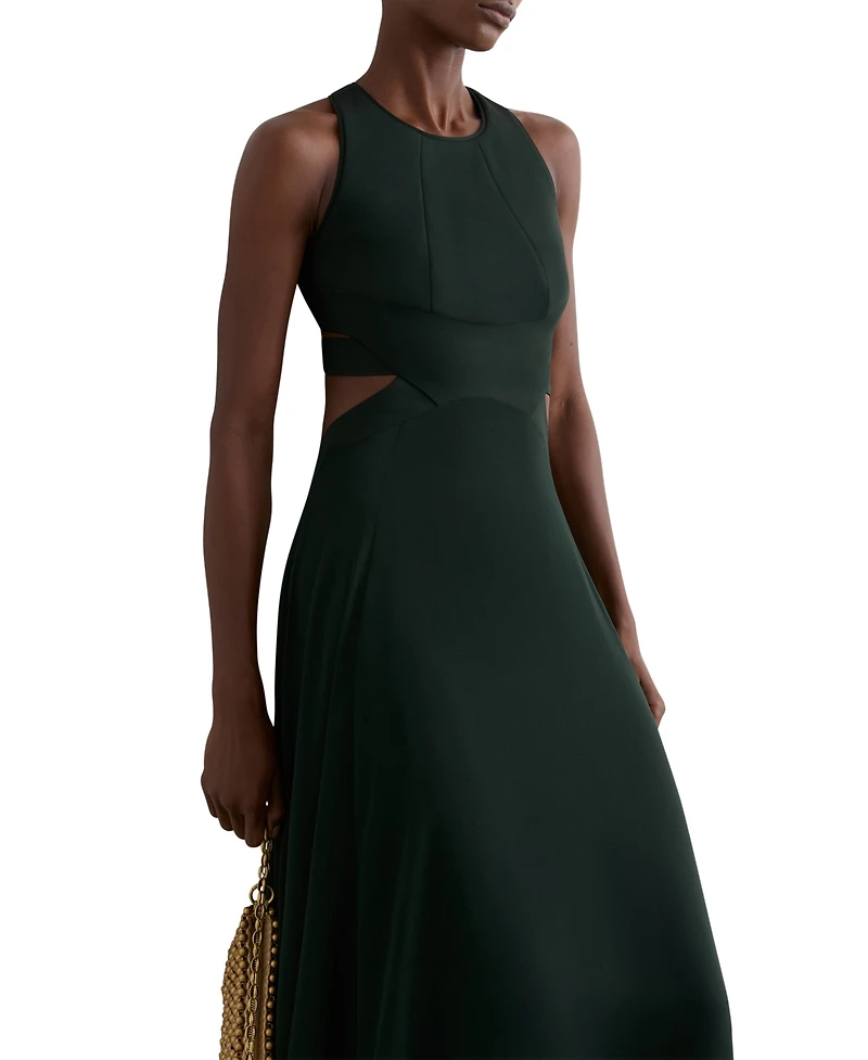 Reiss Women's Paloma Cut-Out Racerback Maxi Dress