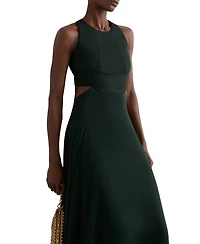 Reiss Women's Paloma Cut-Out Racerback Maxi Dress