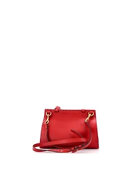 Pre-Owned Gucci Mini Gg Marmont Top Handle Bag Leather