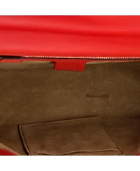 Pre-Owned Gucci Medium Padlock Shoulder Bag Leather