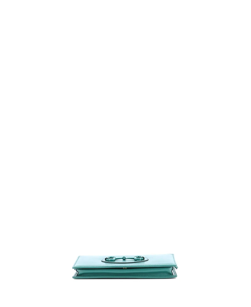 Pre-Owned Gucci Horsebit 1955 Chain Wallet Leather