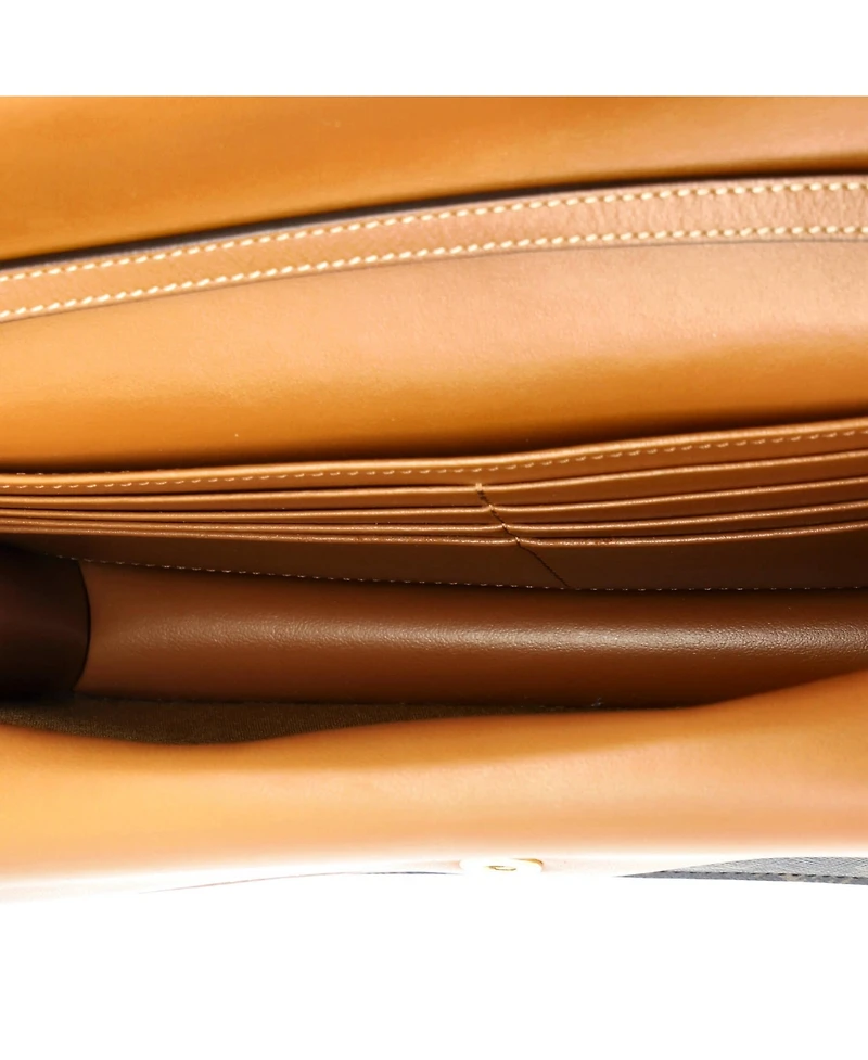 Pre-Owned Celine Wallet on Strap Triomphe Coated Canvas