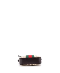 Pre-Owned Gucci Bee Web Camera Bag Gg Canvas