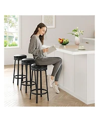 gaomon Dining Chair 4 Pcs Home Kitchen 360 Degrees Swivel Bar Stool Set Of 4 for Kitchen Dining Room