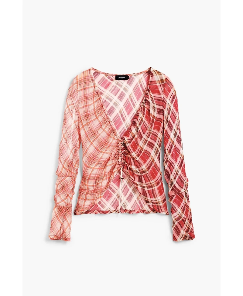 Desigual Women's Ruched neckline t-shirt