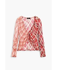 Desigual Women's Ruched neckline t-shirt