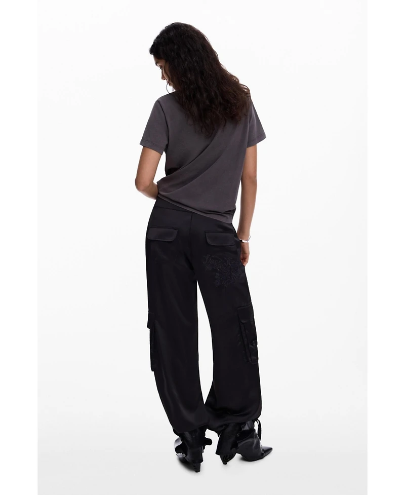 Desigual Women's Embroidered Logo T-Shirt